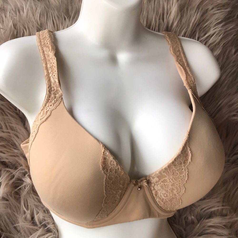 Soma Embraceable Full Coverage Lace Trim beige